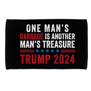 One ManS Garbage Is Another ManS Treasure Trump 2024 Proud To Be Garbage Microfiber Hand Towel