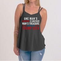 One ManS Garbage Is Another ManS Treasure Trump 2024 Proud To Be Garbage Women's Strappy Tank