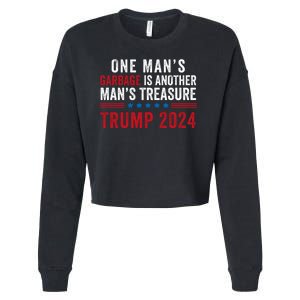 One ManS Garbage Is Another ManS Treasure Trump 2024 Proud To Be Garbage Cropped Pullover Crew