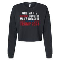 One ManS Garbage Is Another ManS Treasure Trump 2024 Proud To Be Garbage Cropped Pullover Crew