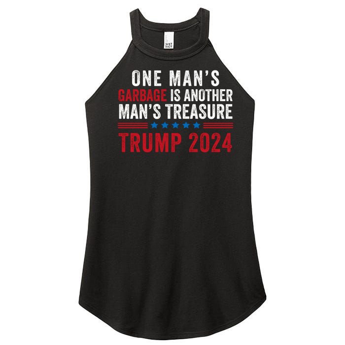 One ManS Garbage Is Another ManS Treasure Trump 2024 Proud To Be Garbage Women's Perfect Tri Rocker Tank