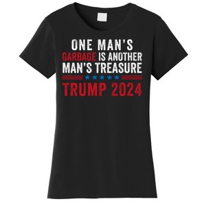 One ManS Garbage Is Another ManS Treasure Trump 2024 Proud To Be Garbage Women's T-Shirt