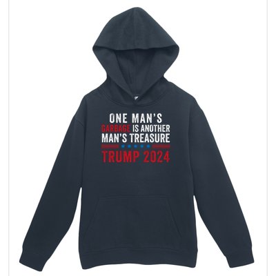 One ManS Garbage Is Another ManS Treasure Trump 2024 Proud To Be Garbage Urban Pullover Hoodie