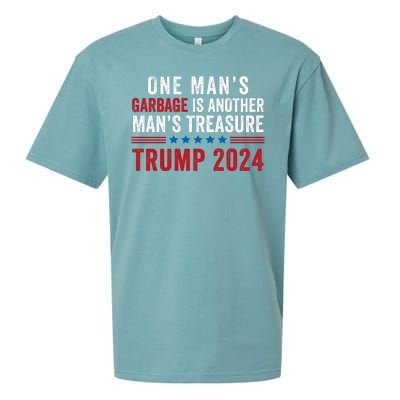 One ManS Garbage Is Another ManS Treasure Trump 2024 Proud To Be Garbage Sueded Cloud Jersey T-Shirt