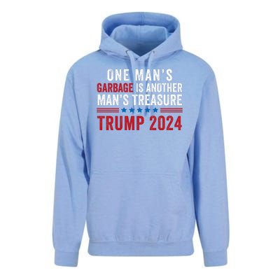 One ManS Garbage Is Another ManS Treasure Trump 2024 Proud To Be Garbage Unisex Surf Hoodie