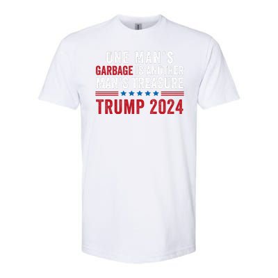 One ManS Garbage Is Another ManS Treasure Trump 2024 Proud To Be Garbage Softstyle CVC T-Shirt