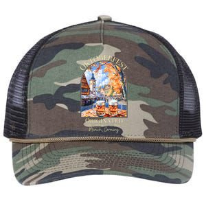 Oktoberfest Munich Germany Retro Rope Trucker Hat Cap