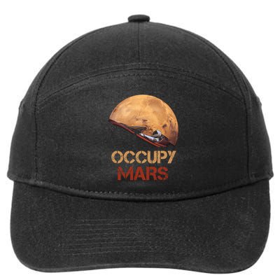 Occupy Mars Gift 7-Panel Snapback Hat