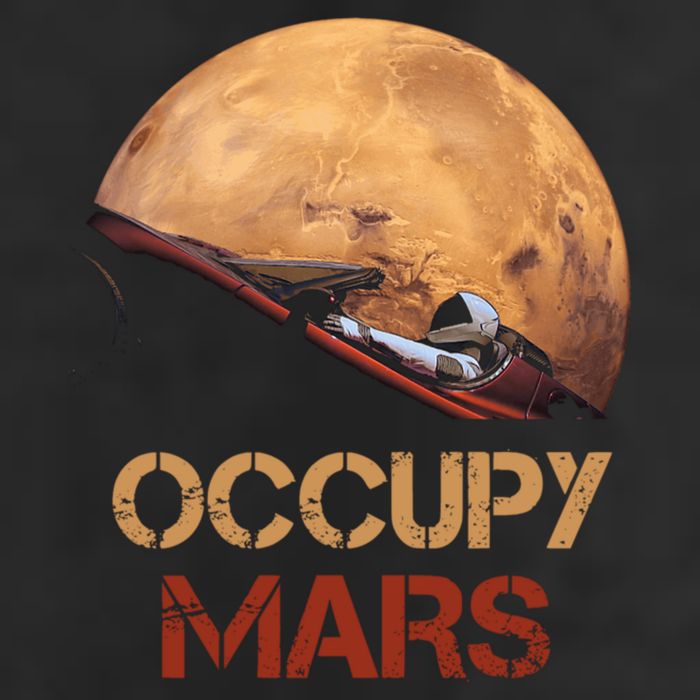 Occupy Mars Gift Adult Drive Performance Visor