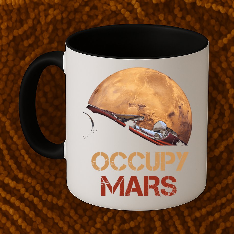 Occupy Mars Gift Mug