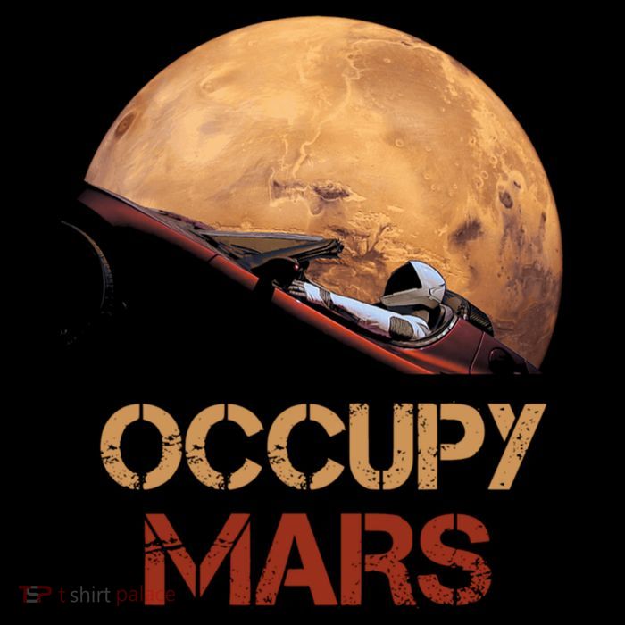Occupy Mars Gift Flatbill Hat