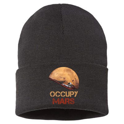 Occupy Mars Gift Sustainable Knit Beanie