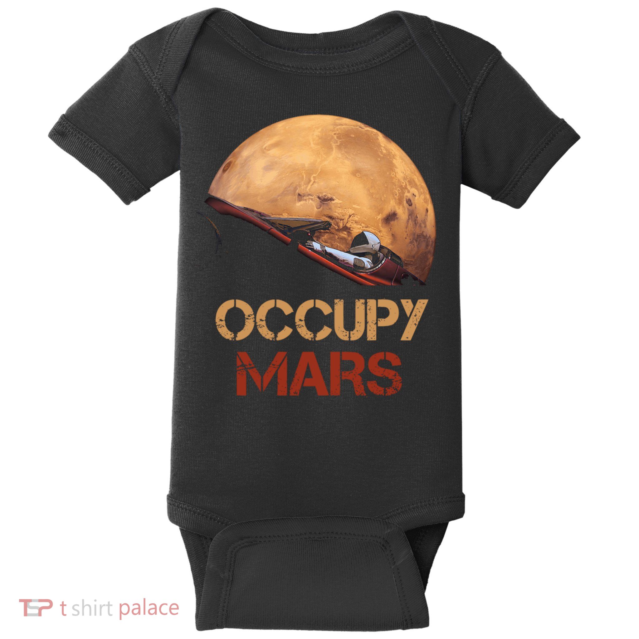 Occupy Mars Gift Baby Bodysuit