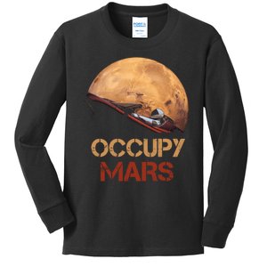 Occupy Mars Gift Kids Long Sleeve Shirt