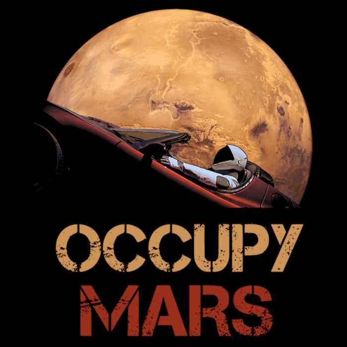 Occupy Mars Gift Full Zip Hoodie