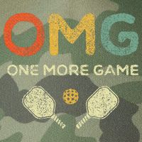 One More Game Omg Retro Funny Pickleball Lover Pickle Ball Legacy Tie Dye Trucker Hat