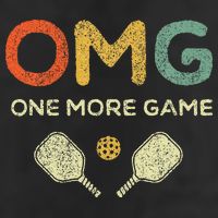 One More Game Omg Retro Funny Pickleball Lover Pickle Ball Cool Comfort Performance Bucket Hat