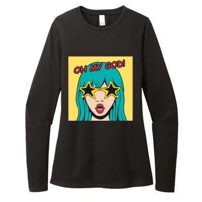 Oh My God Womens CVC Long Sleeve Shirt