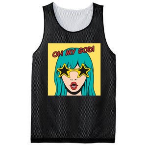 Oh My God Mesh Reversible Basketball Jersey Tank