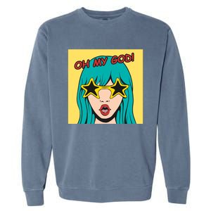 Oh My God Garment-Dyed Sweatshirt