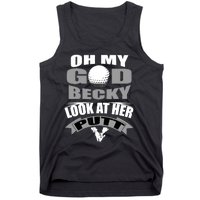 Oh My God Becky Look At Her Putt Funny Golf Tank Top