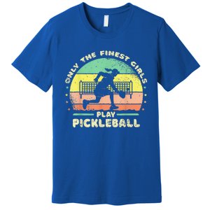 One More Game OMG Retro Funny Pickleball Lover Premium T-Shirt