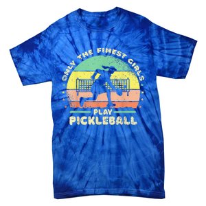 One More Game OMG Retro Funny Pickleball Lover Tie-Dye T-Shirt