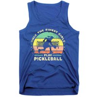 One More Game OMG Retro Funny Pickleball Lover Tank Top