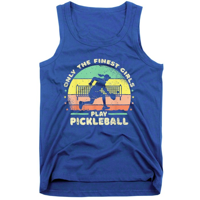 One More Game OMG Retro Funny Pickleball Lover Tank Top