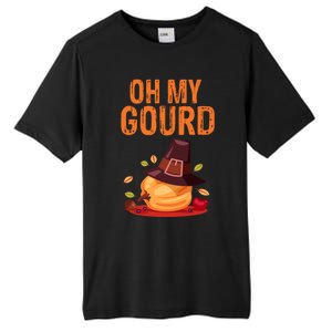 Oh My Gourd Funny Thanksgiving Gift Funny Gift Tall Fusion ChromaSoft Performance T-Shirt