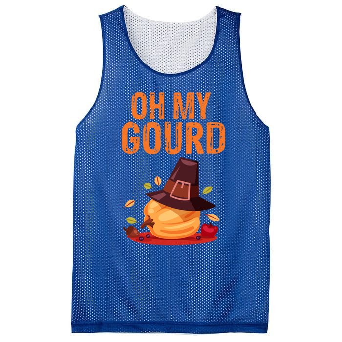 Oh My Gourd Funny Thanksgiving Gift Funny Gift Mesh Reversible Basketball Jersey Tank