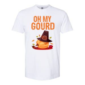 Oh My Gourd Funny Thanksgiving Gift Funny Gift Softstyle CVC T-Shirt