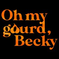 Oh My Gourd Becky Funny Flat Bill Trucker Hat