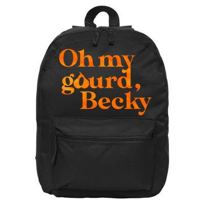 Oh My Gourd Becky Funny 16 in Basic Backpack