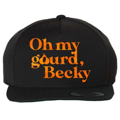 Oh My Gourd Becky Funny Wool Snapback Cap