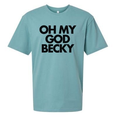 Oh My God Becky Sueded Cloud Jersey T-Shirt