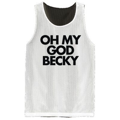 Oh My God Becky Mesh Reversible Basketball Jersey Tank