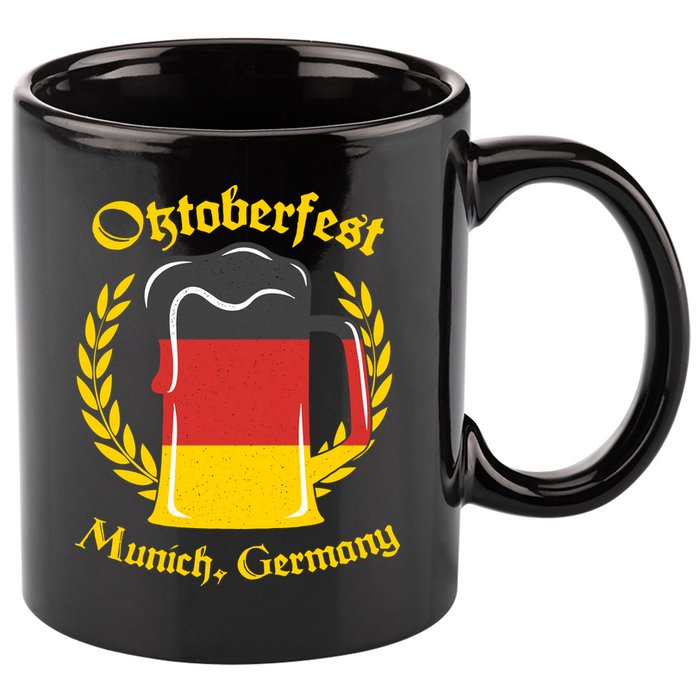 Oktoberfest Munich Germany Flag Mug 11oz C Handle Ceramic Mug