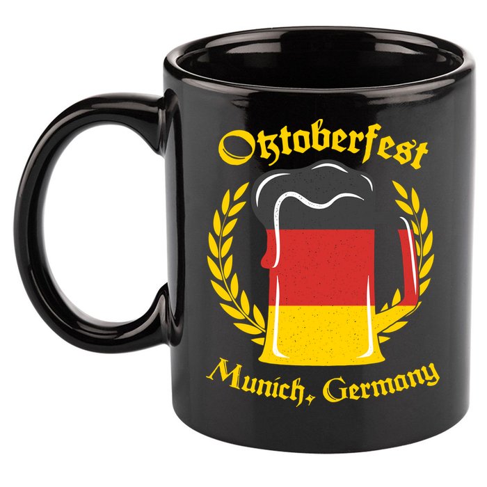 Oktoberfest Munich Germany Flag Mug 11oz C Handle Ceramic Mug