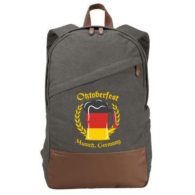 Oktoberfest Munich Germany Flag Mug Cotton Canvas Backpack