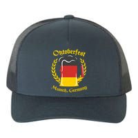 Oktoberfest Munich Germany Flag Mug Yupoong Adult 5-Panel Trucker Hat