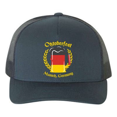 Oktoberfest Munich Germany Flag Mug Yupoong Adult 5-Panel Trucker Hat