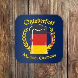 Oktoberfest Munich Germany Flag Mug Coaster