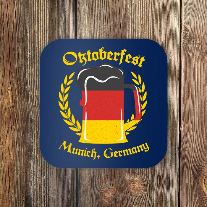 Oktoberfest Munich Germany Flag Mug Coaster