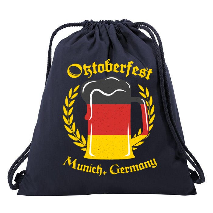 Oktoberfest Munich Germany Flag Mug Drawstring Bag