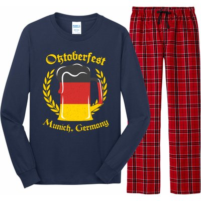 Oktoberfest Munich Germany Flag Mug Long Sleeve Pajama Set