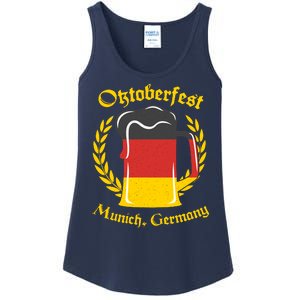 Oktoberfest Munich Germany Flag Mug Ladies Essential Tank