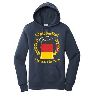 Oktoberfest Munich Germany Flag Mug Women's Pullover Hoodie