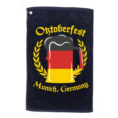 Oktoberfest Munich Germany Flag Mug Golf Towel