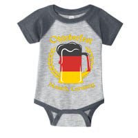 Oktoberfest Munich Germany Flag Mug Infant Baby Jersey Bodysuit